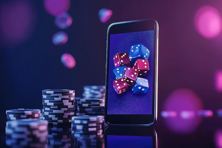 Tampilan kartu Permainan Hi-Lo digital